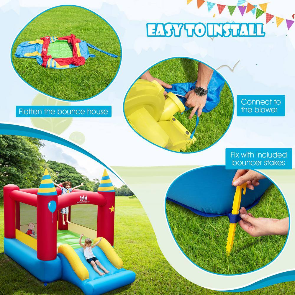 Costway Inflatable Bounce House Kids Jumping Bouncer Indoor Outdoor with 480-Watt Blower NP10708US