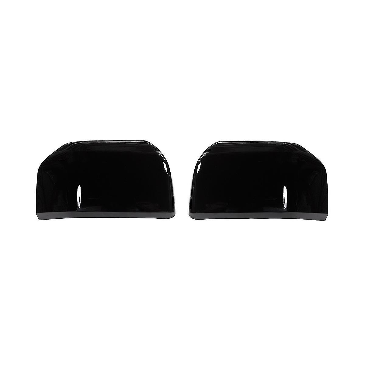 Car Door Rearview Mirror Cover Cap Trim For 2015-2020 Accessories - Black 2 Pack