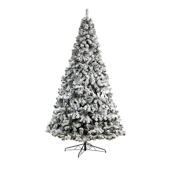 10' Flocked West Virginia Fir Artificial Christmas Tree