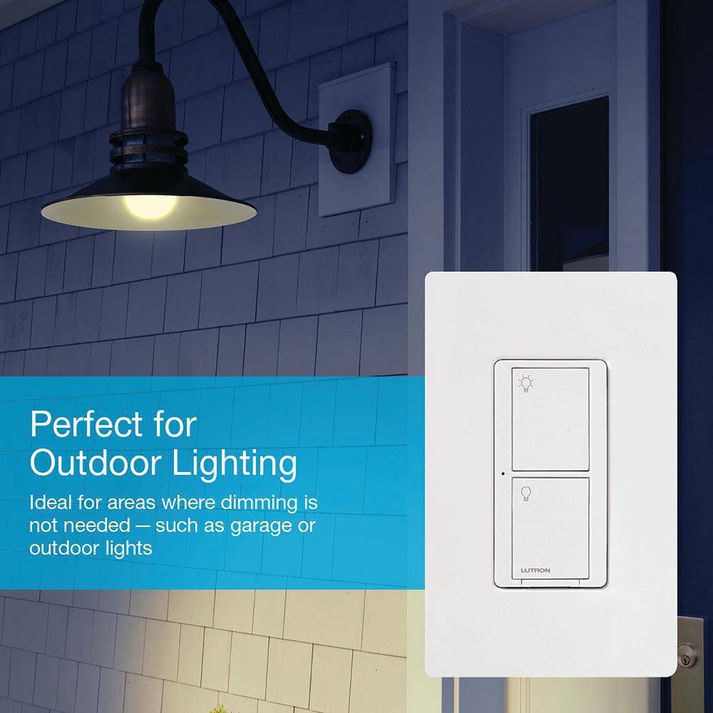 Lutron Caseta Smart Lighting Switch (2 Count Neutral Req.) Kit wRing 1080p Smart Video Doorbell (2020 Ver.) (PRCASETA-2SW-HD) PRCASETA-2SW-HD