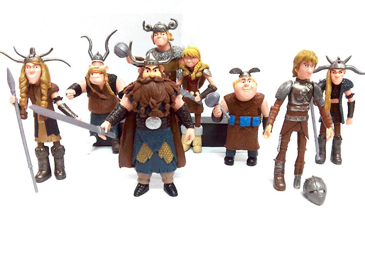 5pcs/lot How To Train Your Dragon Anime Figure Toy Models 10-13cm