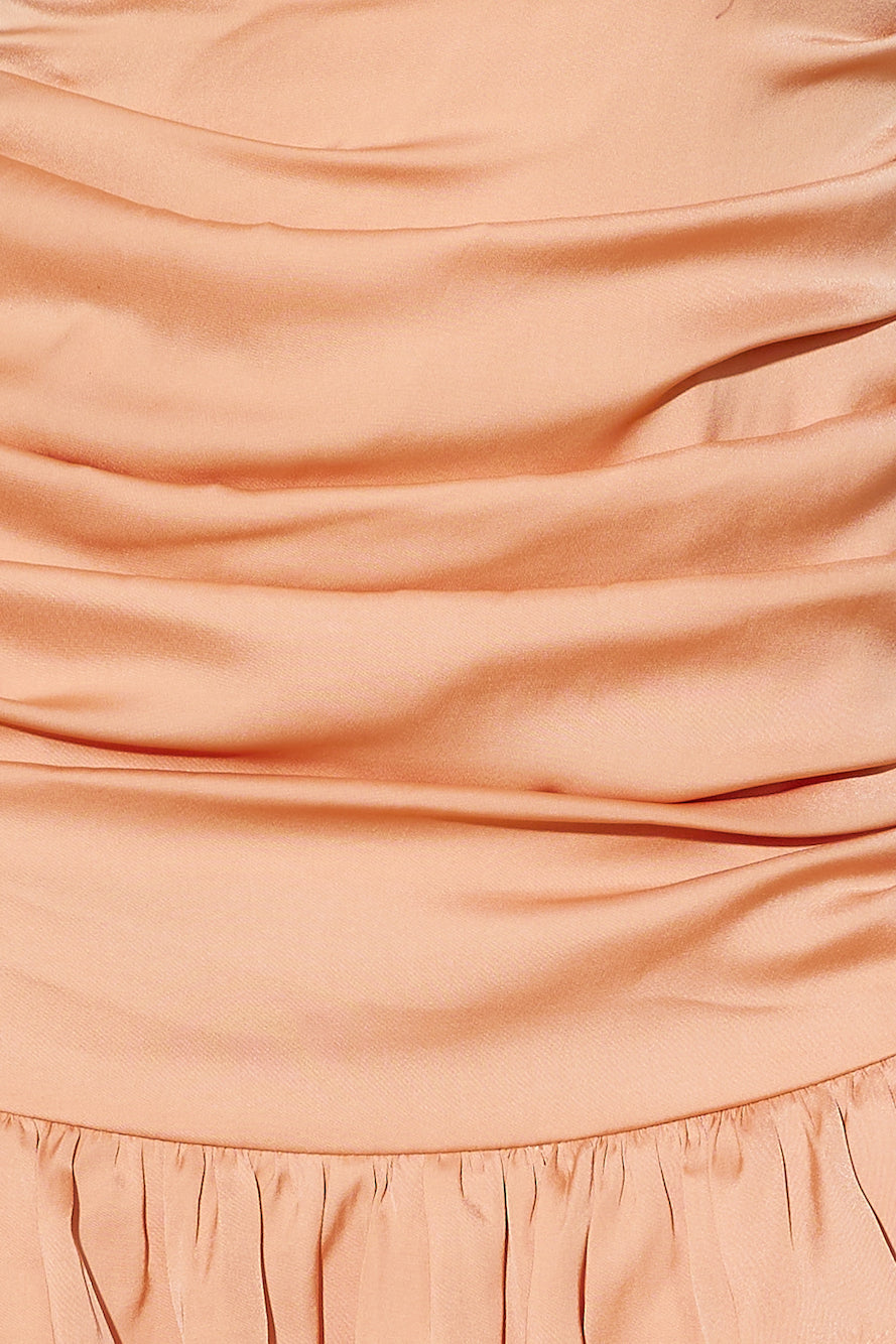 Spaced Out Dress Peach