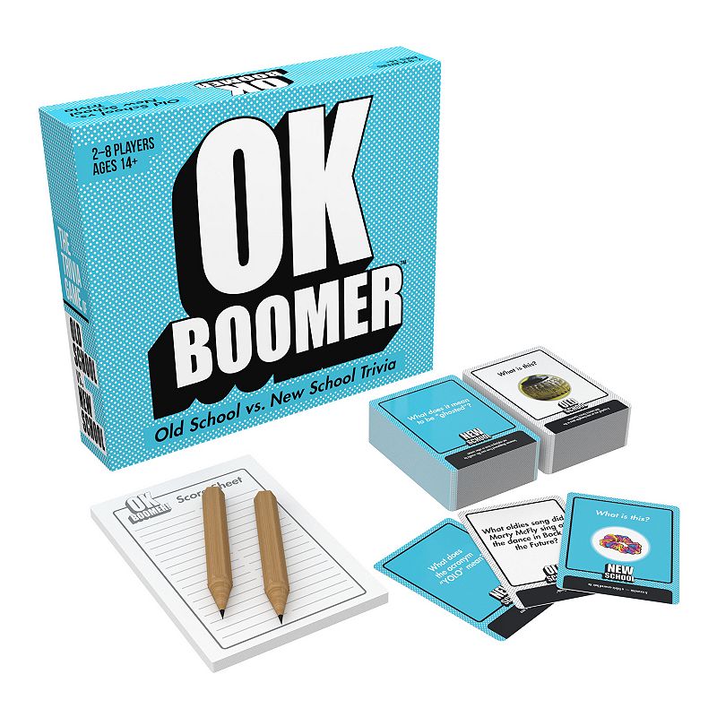 Goliath Games OK Boomer: Old School vs. New School Trivia Game