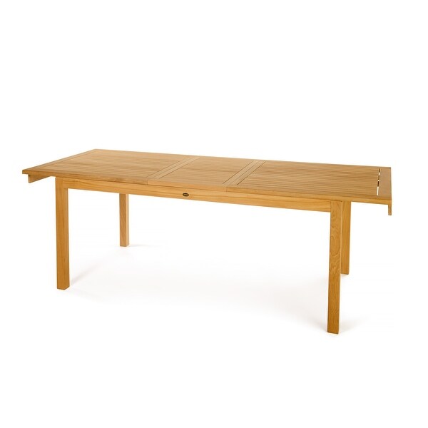 Teak Dining Extension Table Foster Rectangular 71/91 x 36