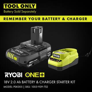 RYOBI ONE+ HP 18V Brushless Cordless Compact One-Handed Reciprocating Saw (Tool Only) PSBRS01B