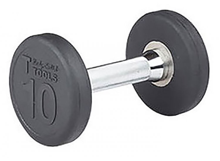 Body-Solid 10 lb Premium Round Rubber Dumbbell (Each)