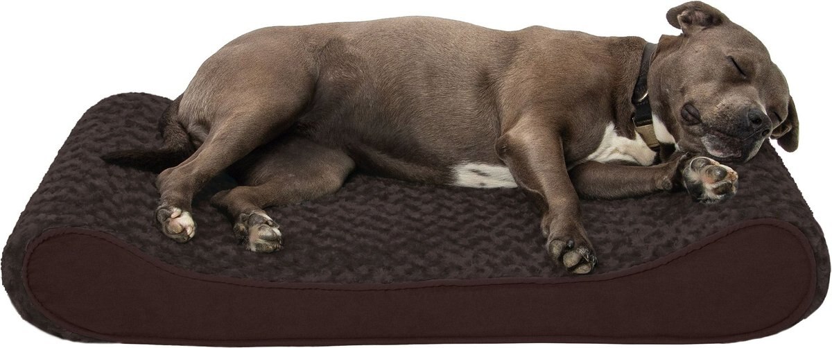 FurHaven Ultra Plush Luxe Lounger Orthopedic Cat and Dog Bed w/Removable Cover