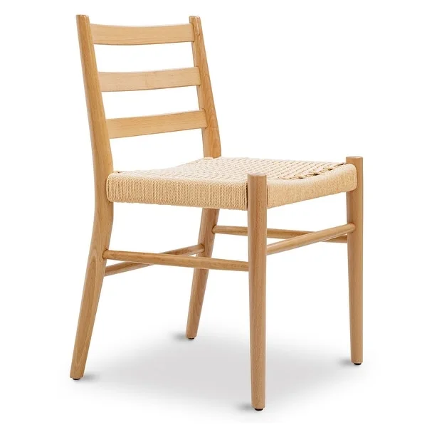 Poly and Bark Ray Dining Chair 2.0 (Set of 2) - Solid Wood Frame