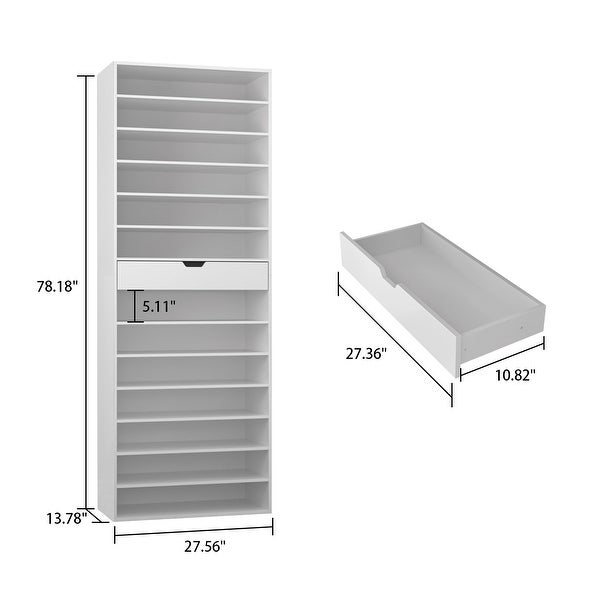 Timechee Shoe Rack Multi Layer Shelf Entrance Storage Shoe Cabinet - - 36265986