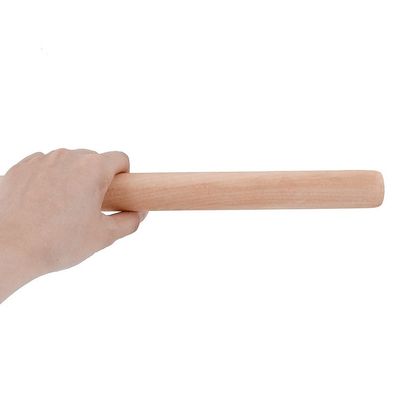 Restaurant Houseware Handy Wooden Stick Noodles Dough Pastry Rolling Pin Wood Color