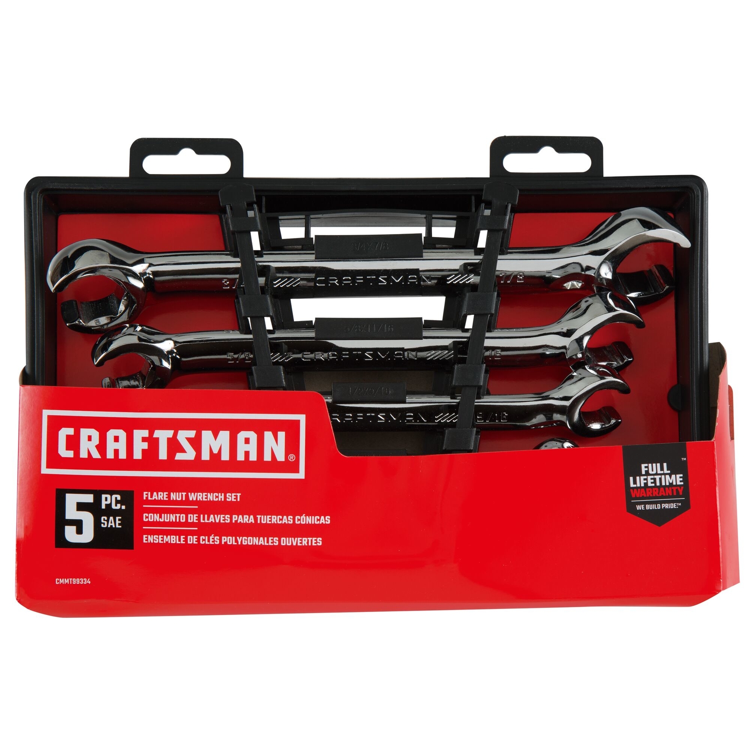 Craftsman 6 Point SAE Flare Nut Wrench Set 5 pc