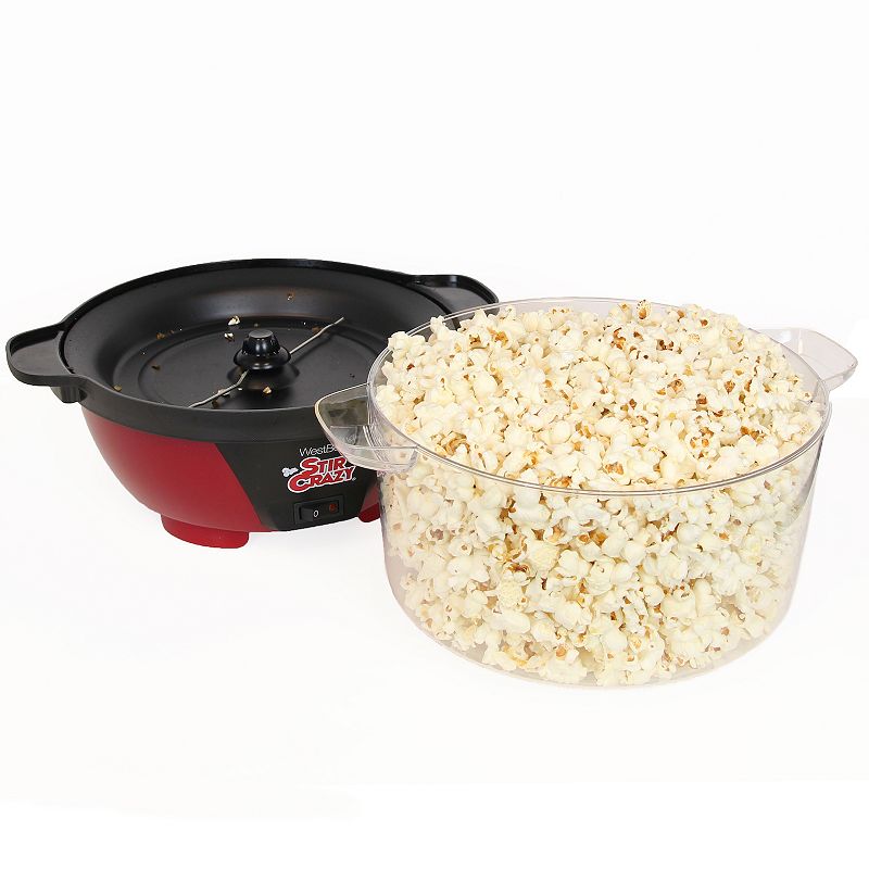 West Bend Stir Crazy 6-qt. Electric Hot Oil Popcorn Popper Machine