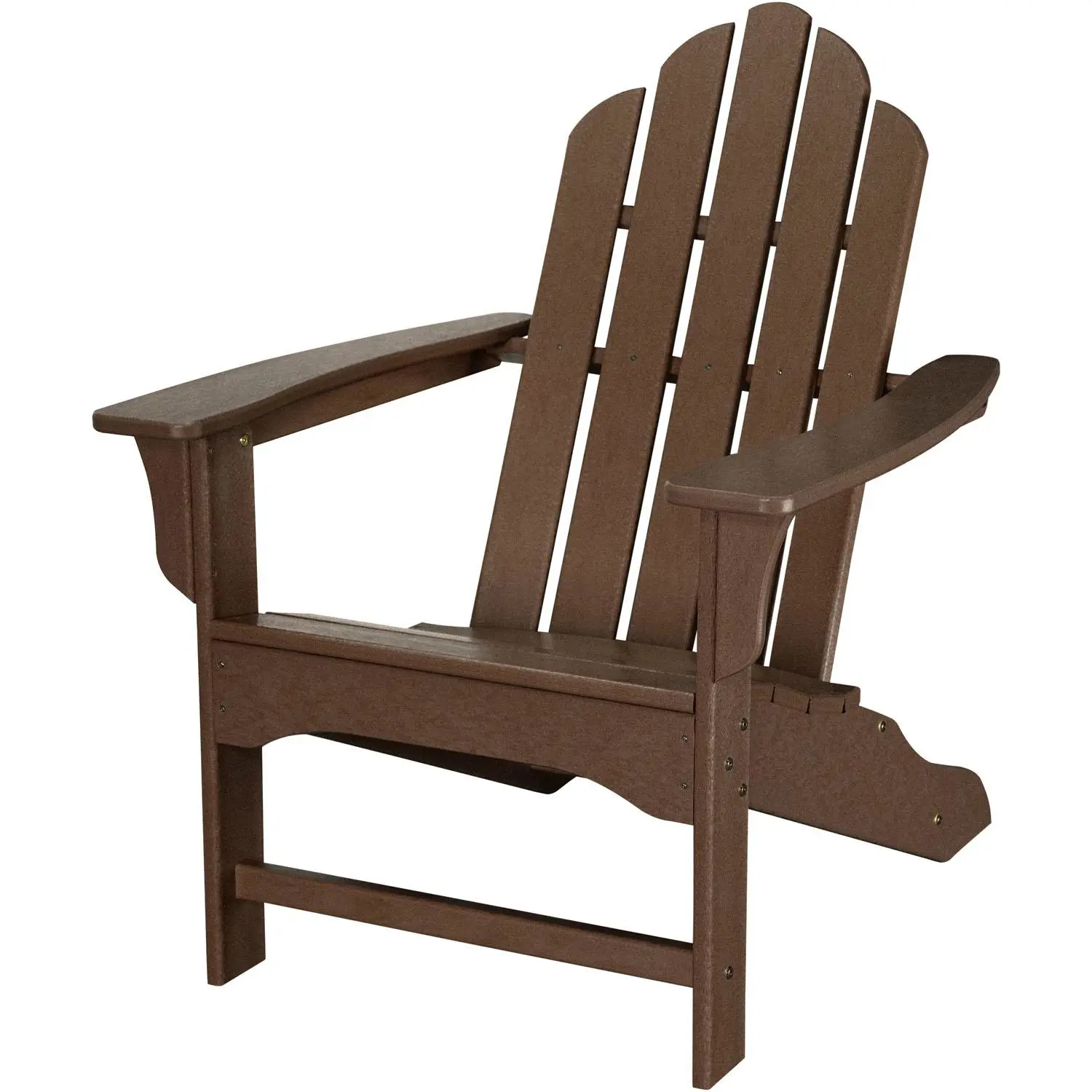 Hanover All Weather Mahogany HDPE Frame Adirondack Chair