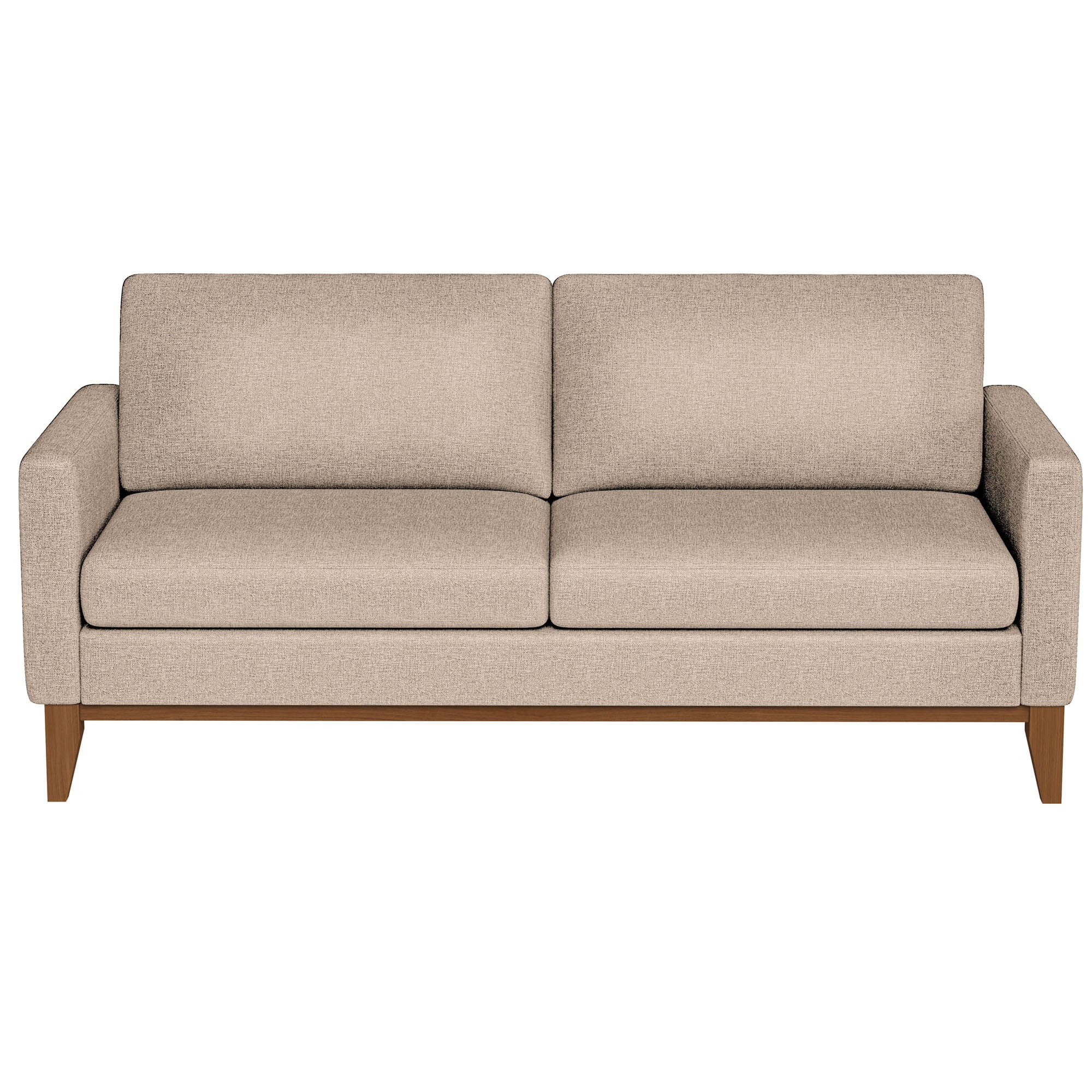 Desert Fields Modern Boho Lacey Sofa, Beige Polyester