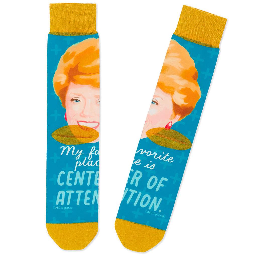 Hallmark  Blanche The Golden Girls Center of Attention Novelty Crew Socks