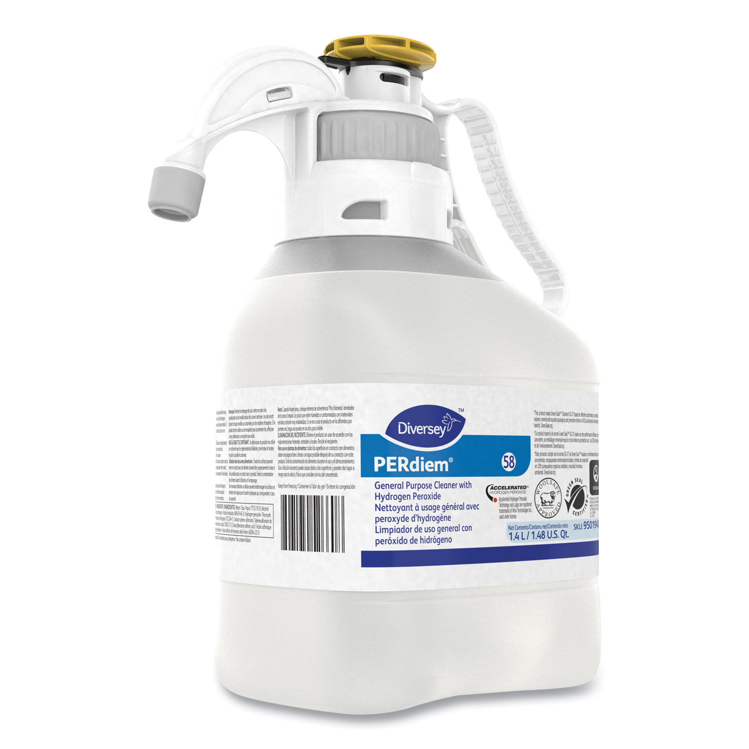 PERdiem Concentrated General Cleaner with Hydrogen Peroxide by Diverseyandtrade; DVO95019481