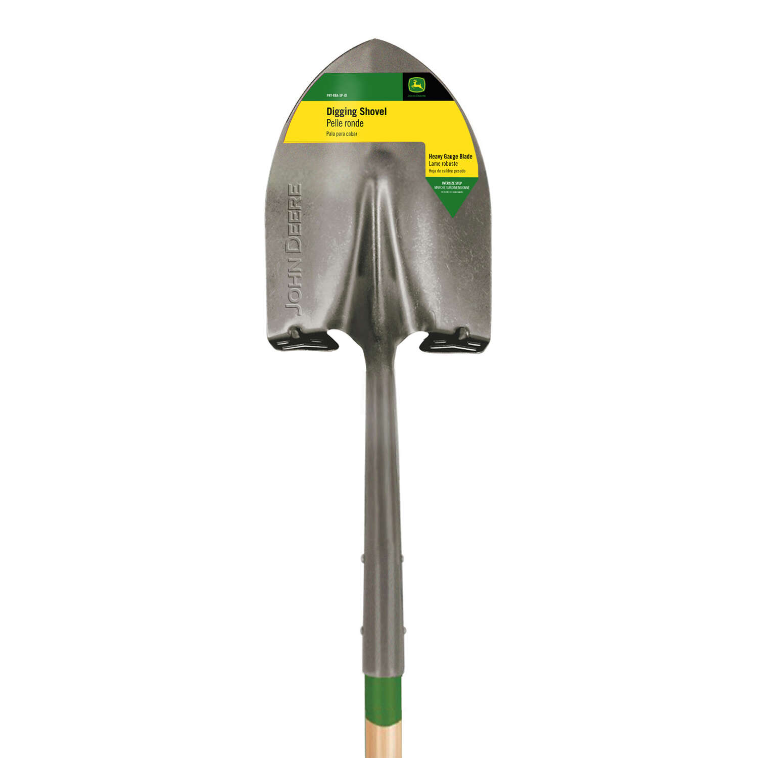 John Deere 42 in. Steel Digging Shovel Wood Handle