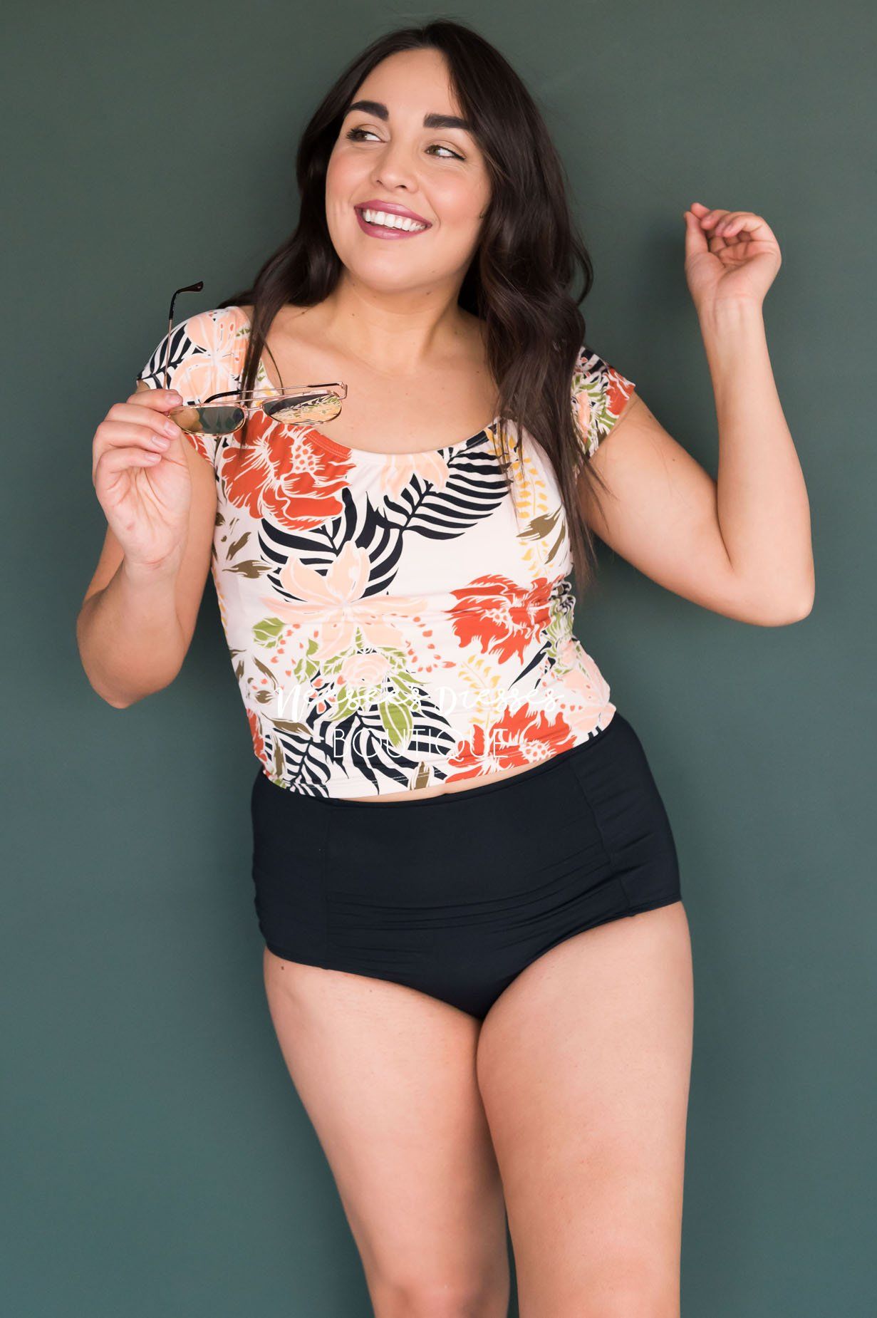 Coast to Coast Modest Swim Top