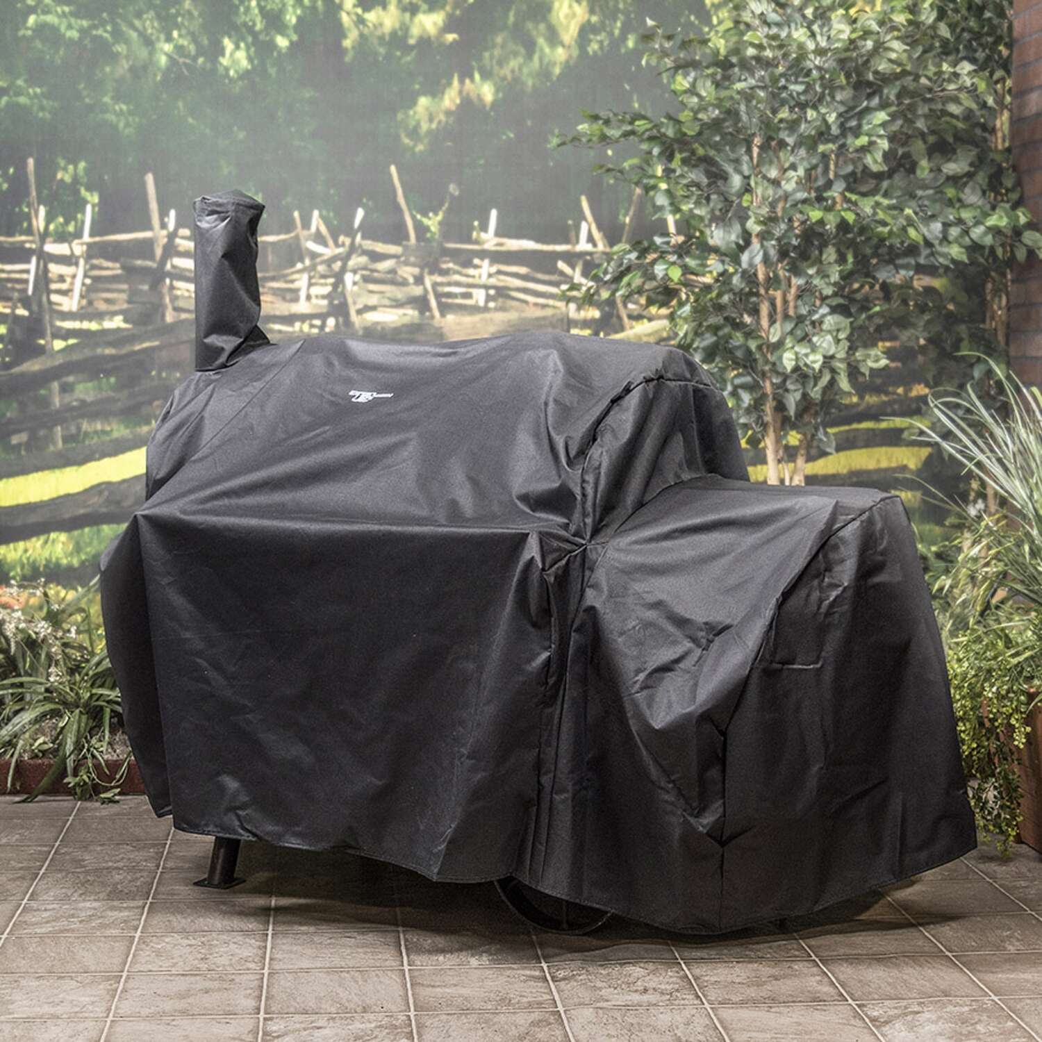 Oklahoma Joes Black Grill Cover For Oklahoma Joes Highland Offset Smoker