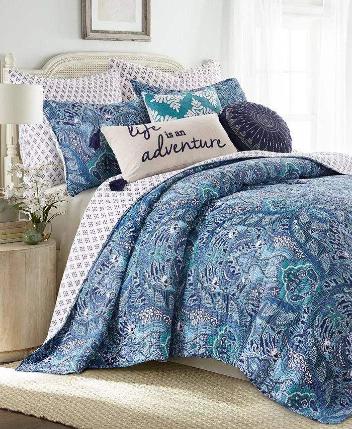 Levtex Bellamy Reversible 2-Pc. Quilt Set， Twin Twin XL