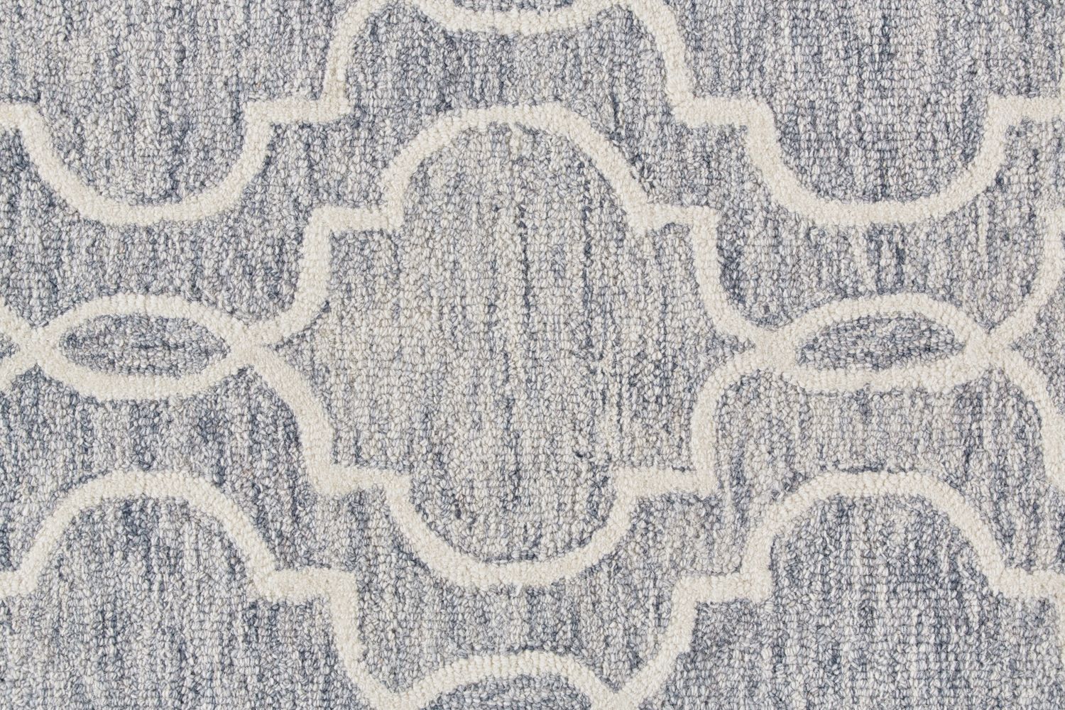 Natal Hand Tufted Gray and Ivory Rug by BD Fine