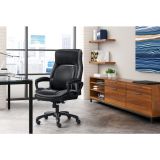 Shaquille O'Neal Amphion Ergonomic Bonded Leather High-Back Executive Chair， Black