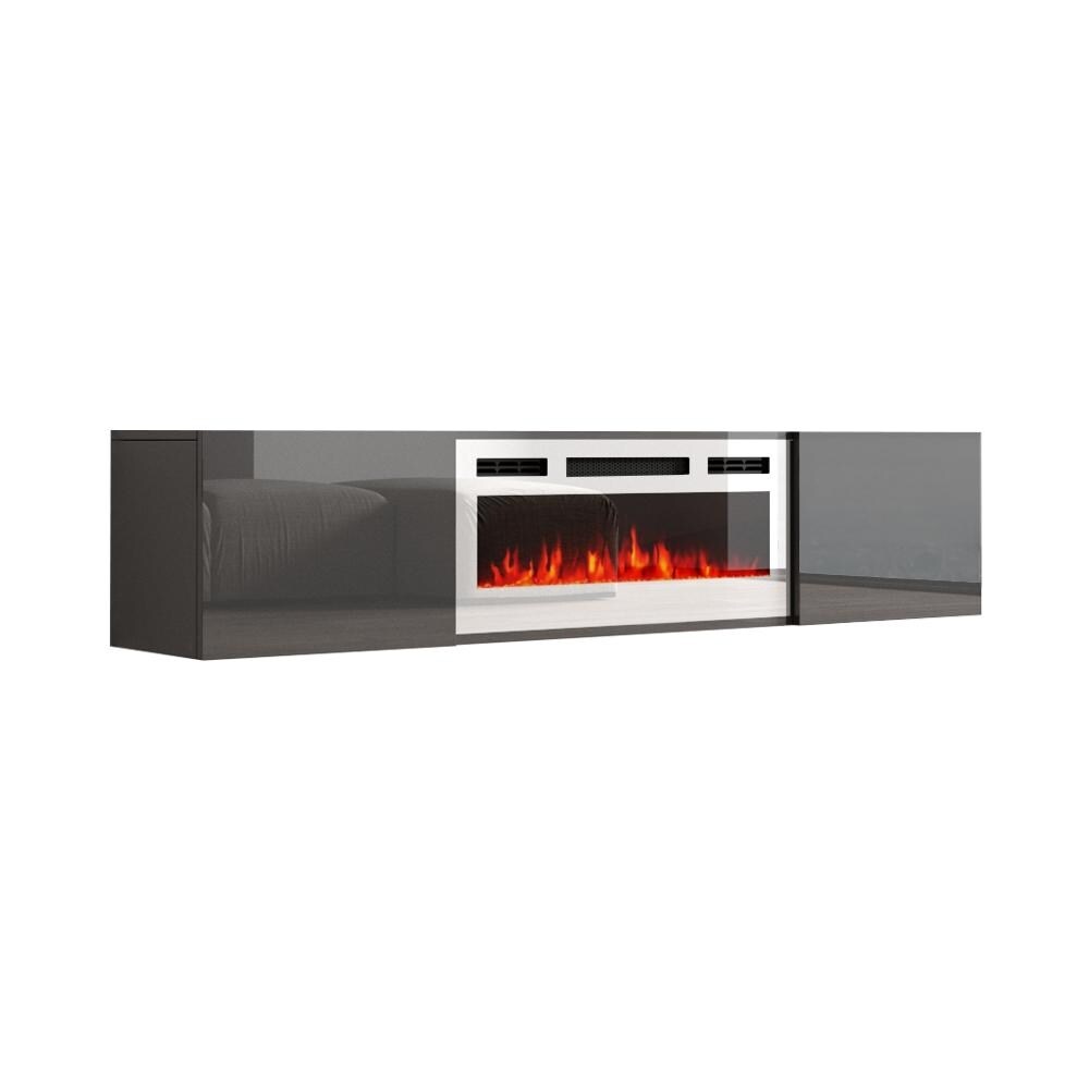 Cali WH EF Wall Mounted Electric Fireplace Modern 72\