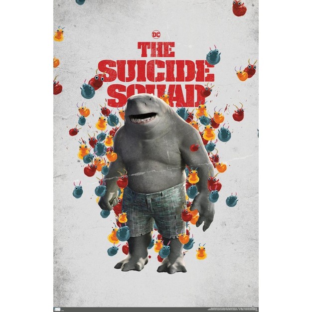 Trends International Dc Comics Movie The Suicide Squad King Shark One Sheet Unframed Wall Poster Prints