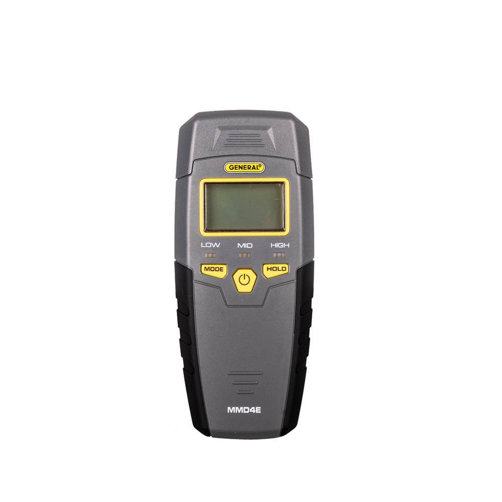 General Tools Pin-Type Digital Moisture Meter with LCD Display MMD4E