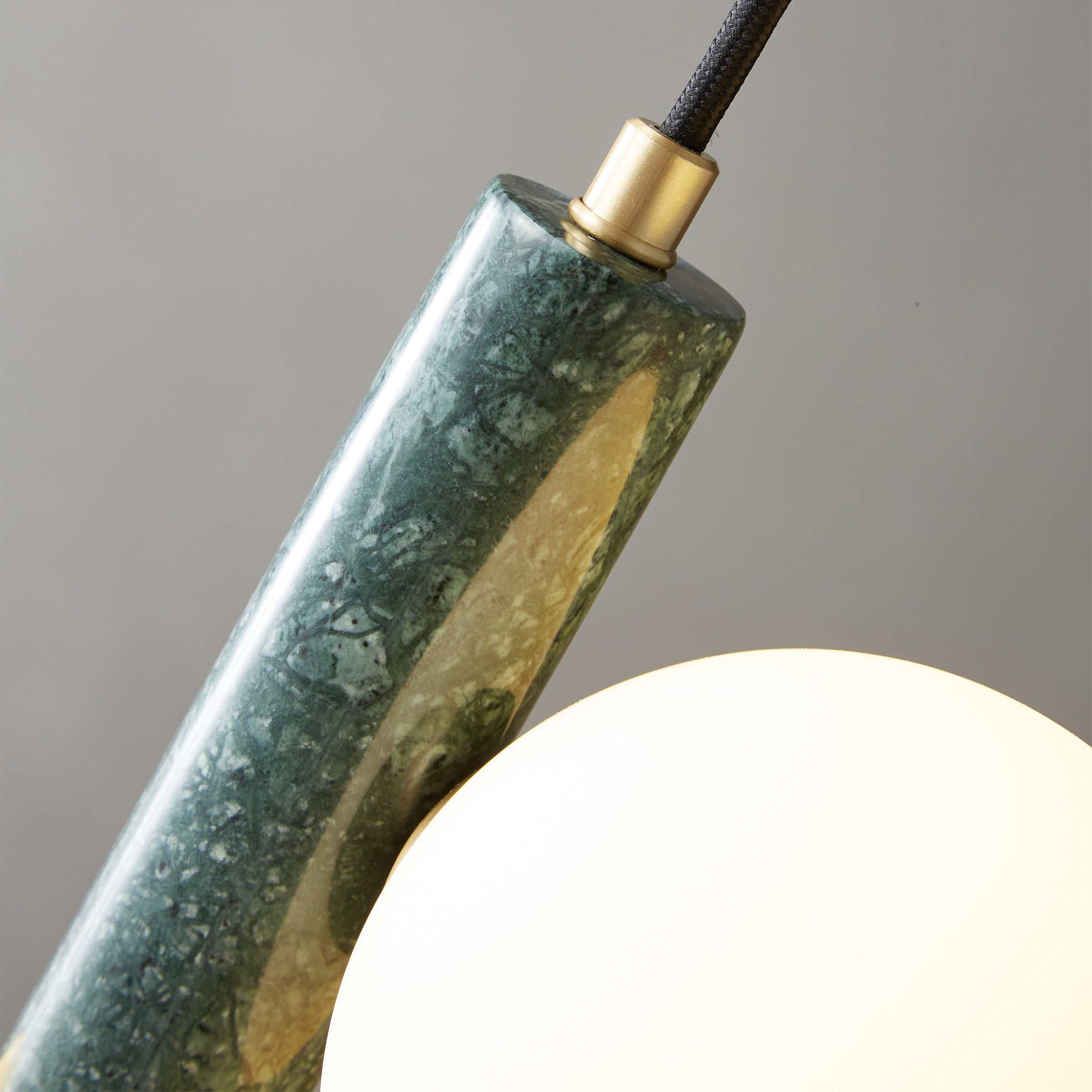 Green Marble Pendant Lamp  7702-2-Gn