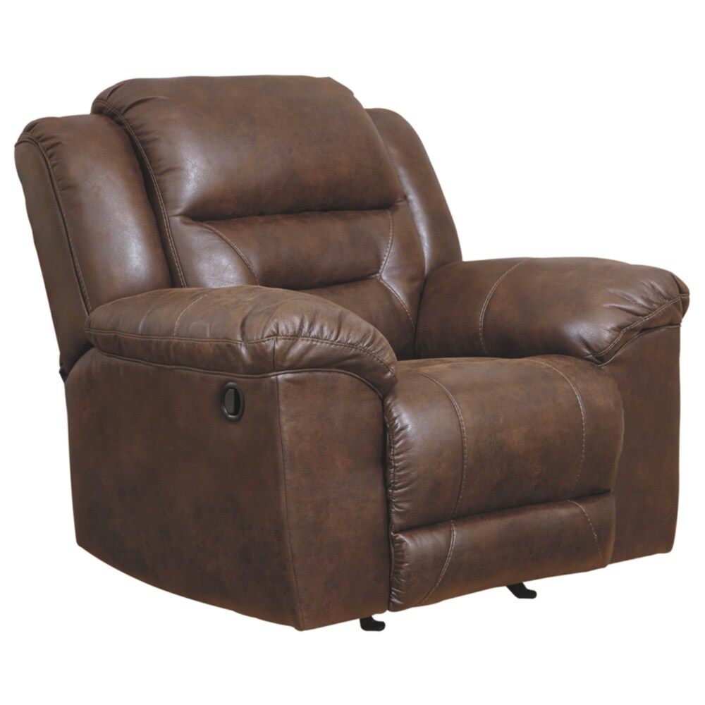 Stoneland Contemporary Rocker Recliner Chocolate