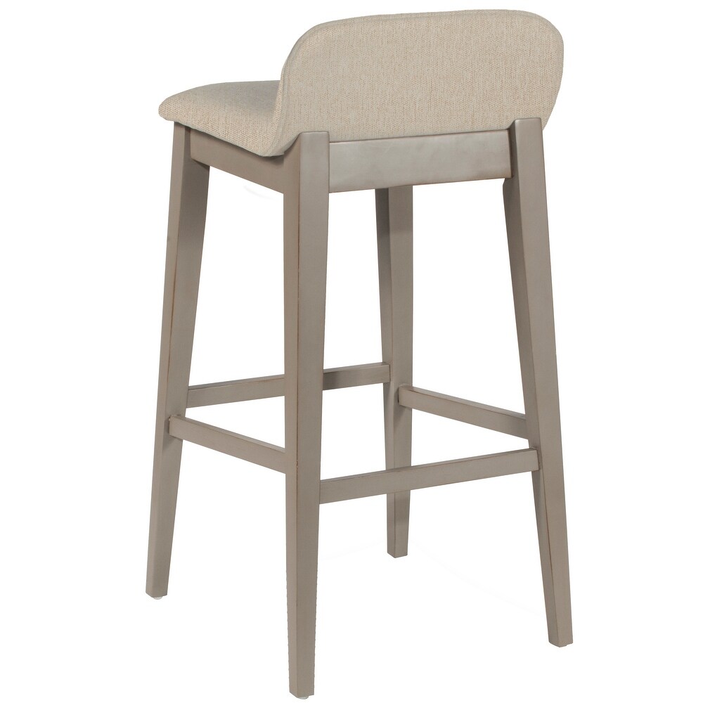 Hillsdale Furniture Maydena Distressed Gray Wood Bar Stool