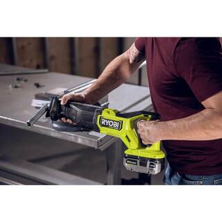 RYOBI ONE+ HP 18V Brushless Cordless Reciprocating Saw (Tool Only) with Multi-Purpose Reciprocating Saw Blade Set (35-Piece) PBLRS01B-A233501