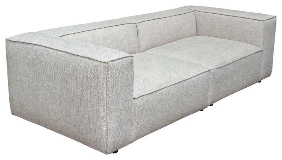 Vice 2 Piece Modular Sofa  Barley Fabric   Transitional   Sofas   by Timeout PRO  Houzz