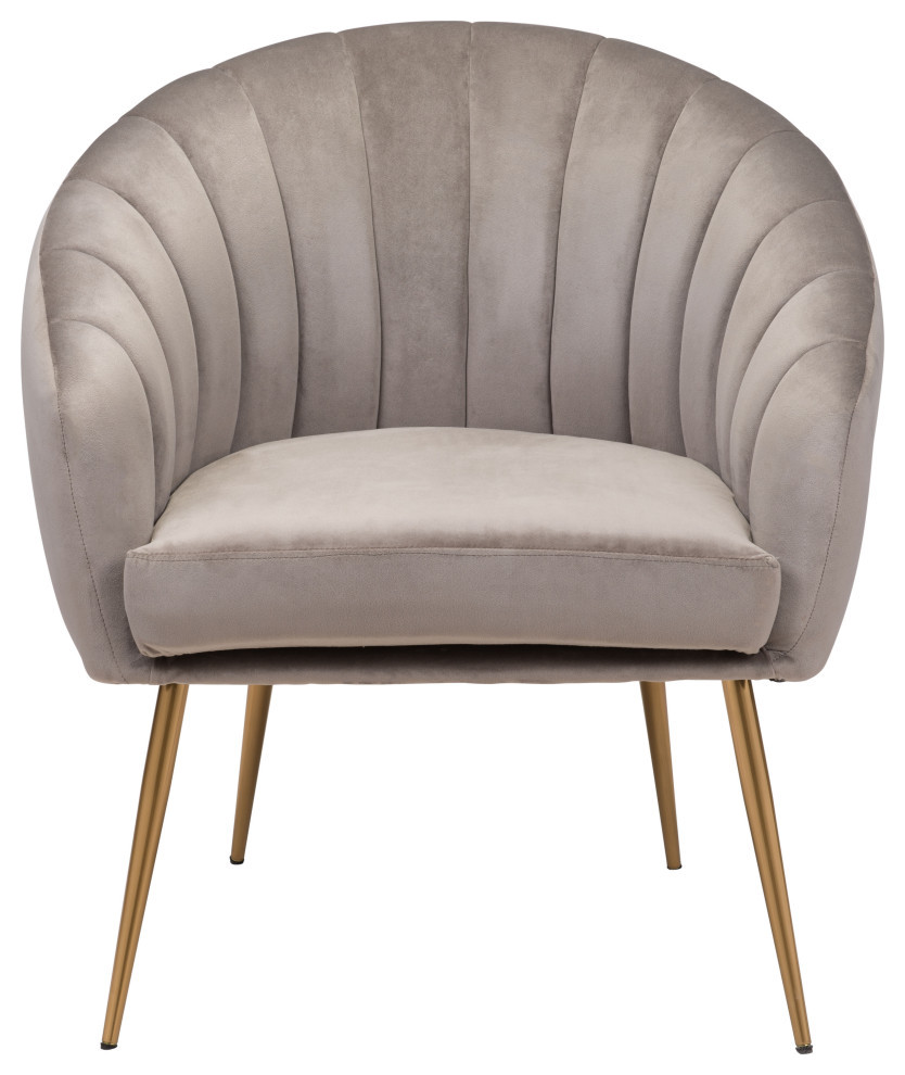 Max Accent Chair Gray   Modern   Armchairs And Accent Chairs   by Sideboards and Things  Houzz