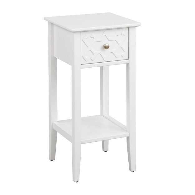 Raya End Table White Buylateral