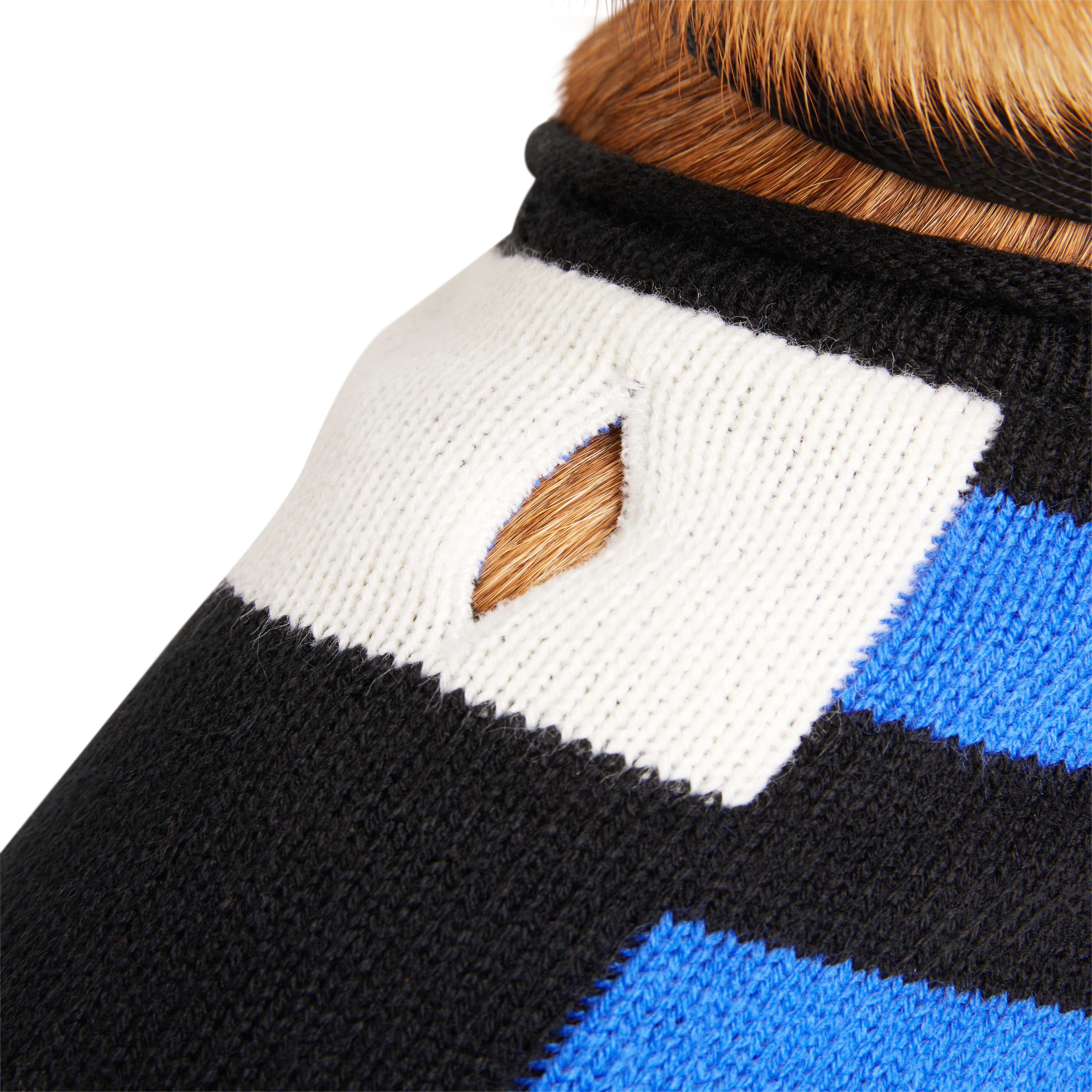 YOULY Black Stripe Dog Sweater， XX-Small