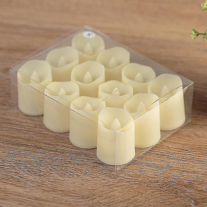 24pcs Led Candles Led Tea Lights Flameless Candles Real Wax Electric Candles