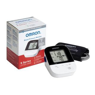 Omron 5 Series Wireless Upper Arm Blood Pressure Monitor with 7 in. to 9 in. Small D-Ring Cuff 843631135433