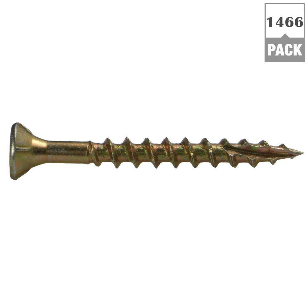 Grip-Rite #8 x 1-58 in. Star Drive Bugle-Head Construction Screw (10 lbs.Box) 158GCS10BK