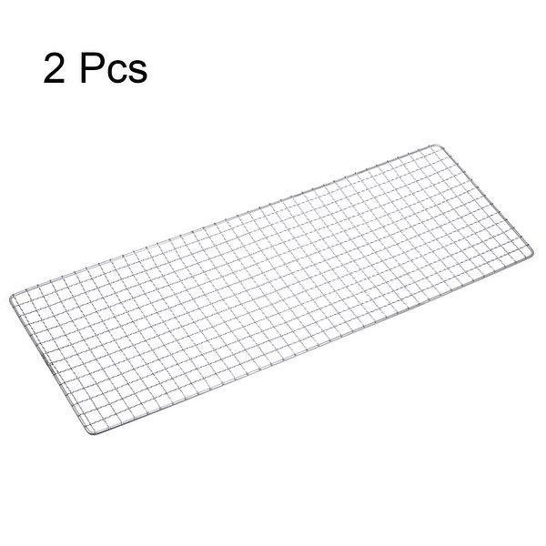 2pcs Square BBQ Grill Net 19.7