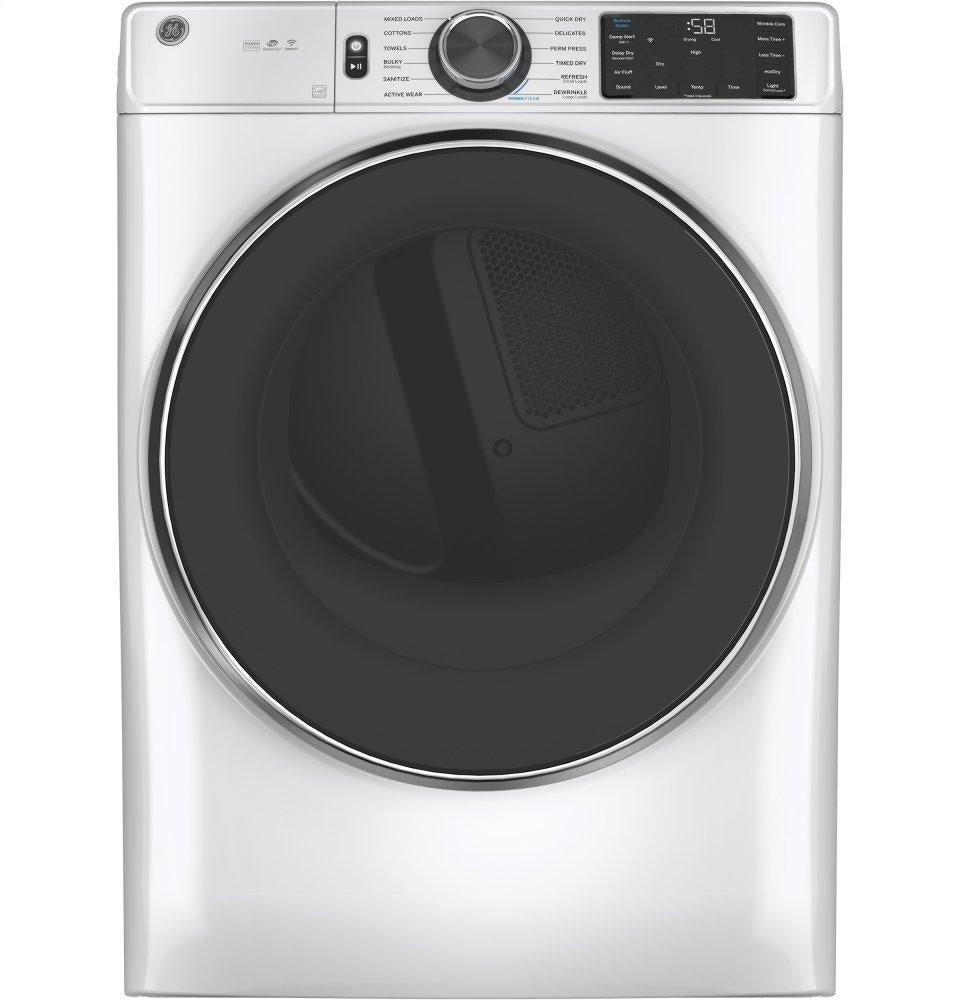 Ge Appliances GFD65ESSNWW Ge® 7.8 Cu. Ft. Capacity Smart Front Load Electric Dryer With Steam And Sanitize Cycle