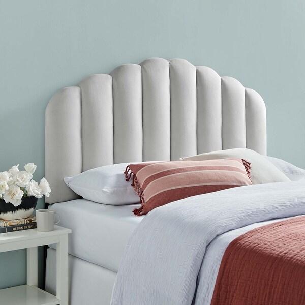 Veronique King/California King Performance Velvet Headboard - - 31640360