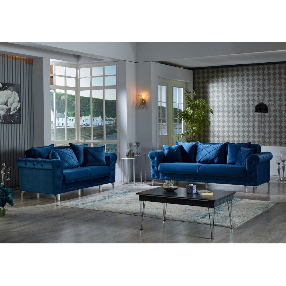 Munto Modern One Sofa One Love Seat One Chair Living Room Set