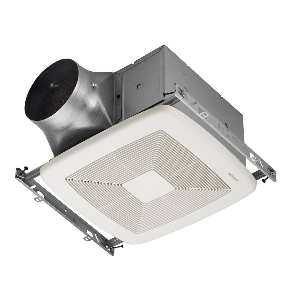 Broan-NuTone ULTRA GREEN ZB Series 80 CFM Multi-Speed Ceiling Bathroom Exhaust Fan ENERGY STAR* ZB80