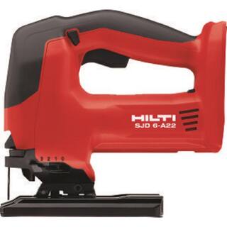 Hilti 22-Volt SJD 6-A Keyless Cordless Variable Speed Orbital Jig Saw Kit with (2) 2.6 Amp Li-Ion Batteries Charger and Bag 3608328