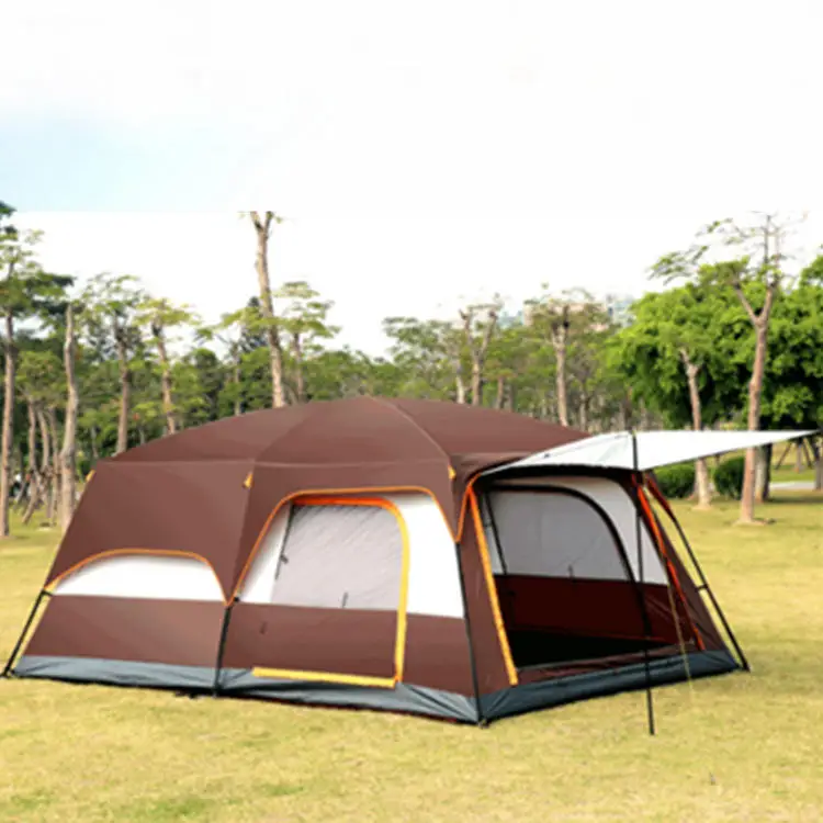 2023 Custom camping tent waterproof 2 4 person thickened hiking outdoor travel camping tents