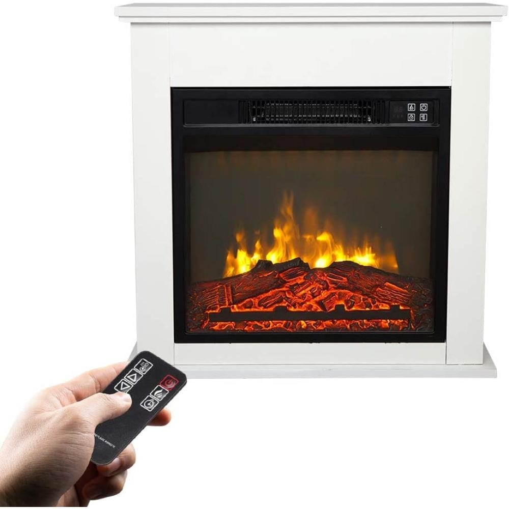 25 In. 1400W Freestanding Electric Fireplace with Remote Control