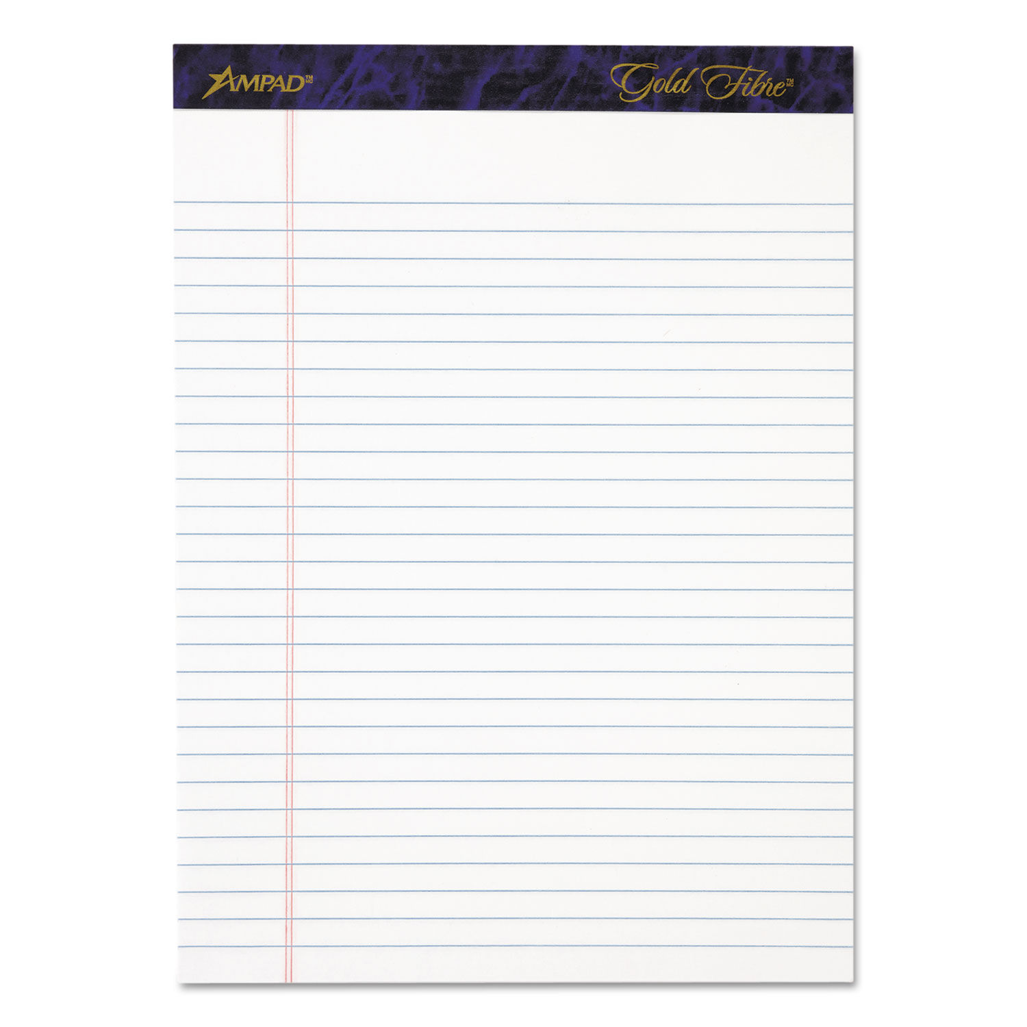 Gold Fibre Writing Pads by Ampadandreg; TOP20031