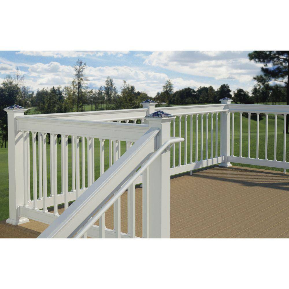 White ADA Hand Rail External Swivel 236609